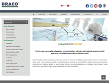 Tablet Screenshot of draco.com.tr
